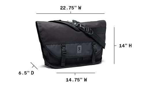 EG Edition Citizen 24L Messenger measurements