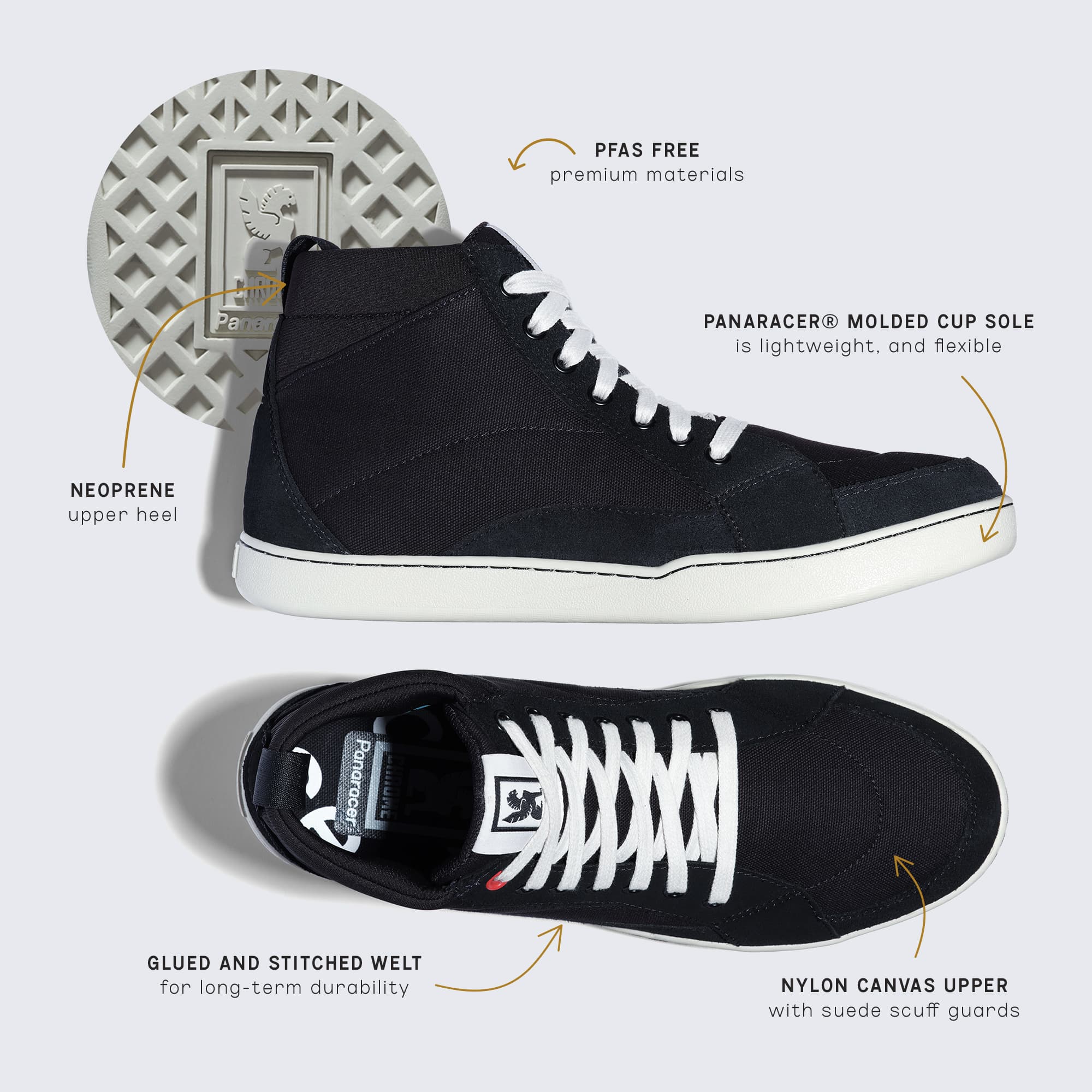 Features of the Foster High Top