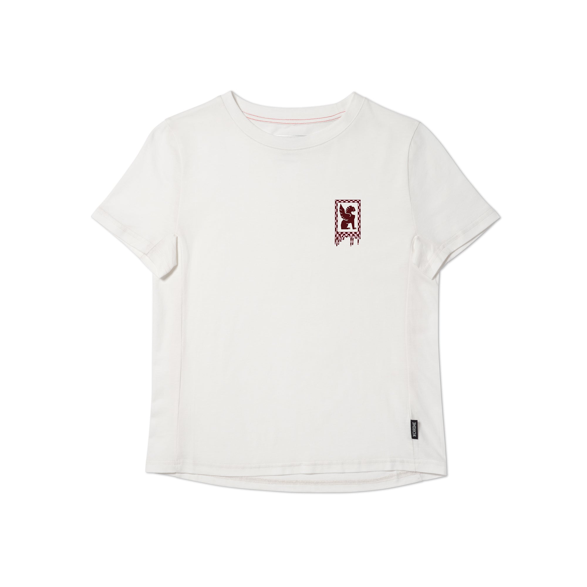 Womens short sleeve artist tee in white #color_white