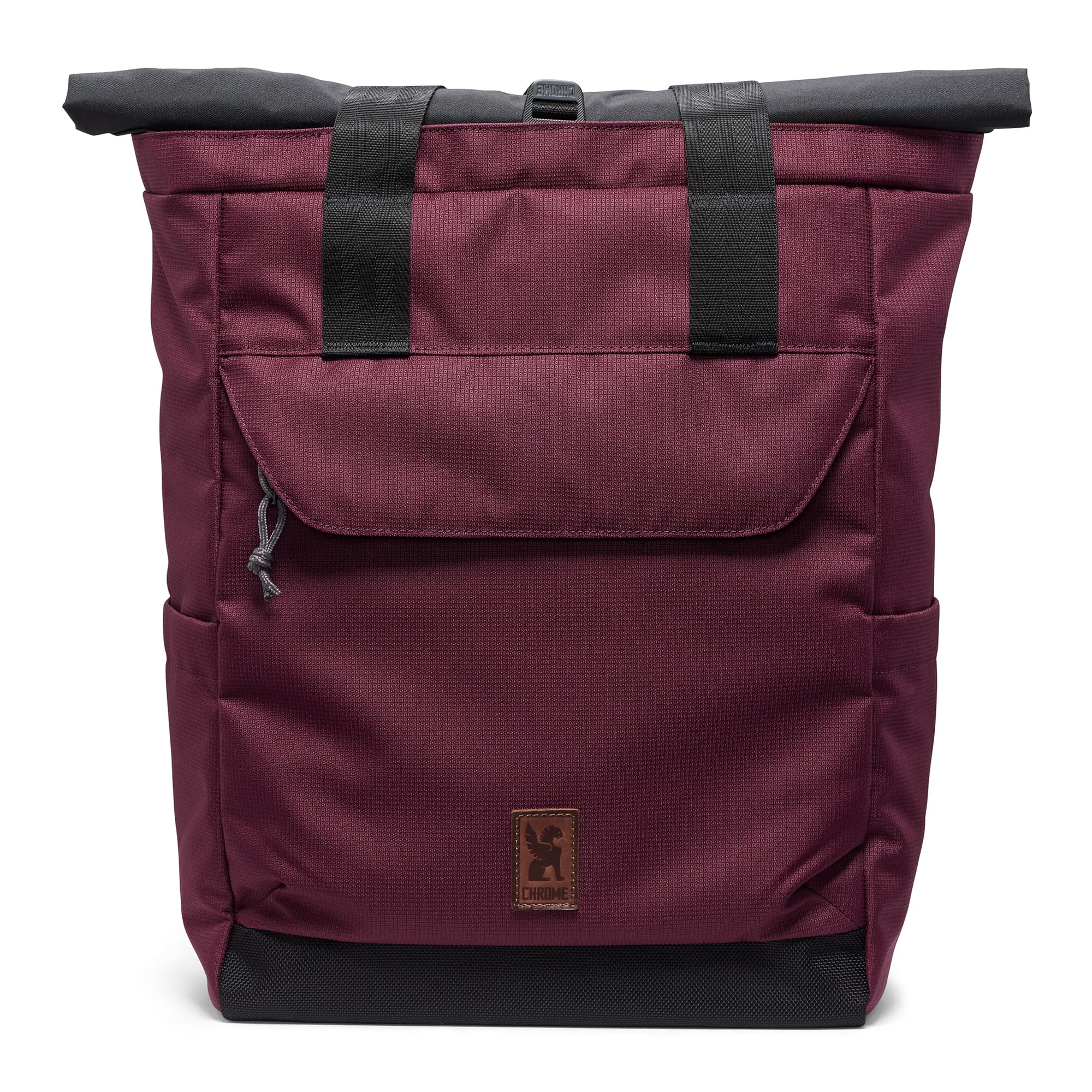 Ruckas Tote that converts to a backpack in purple full on front view #color_royale