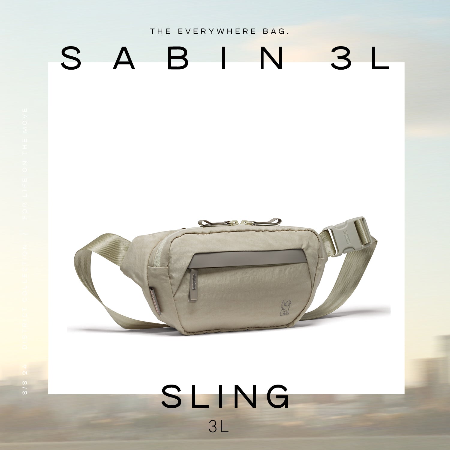 Sabin 3L Sling in sandstone, part of the district collection