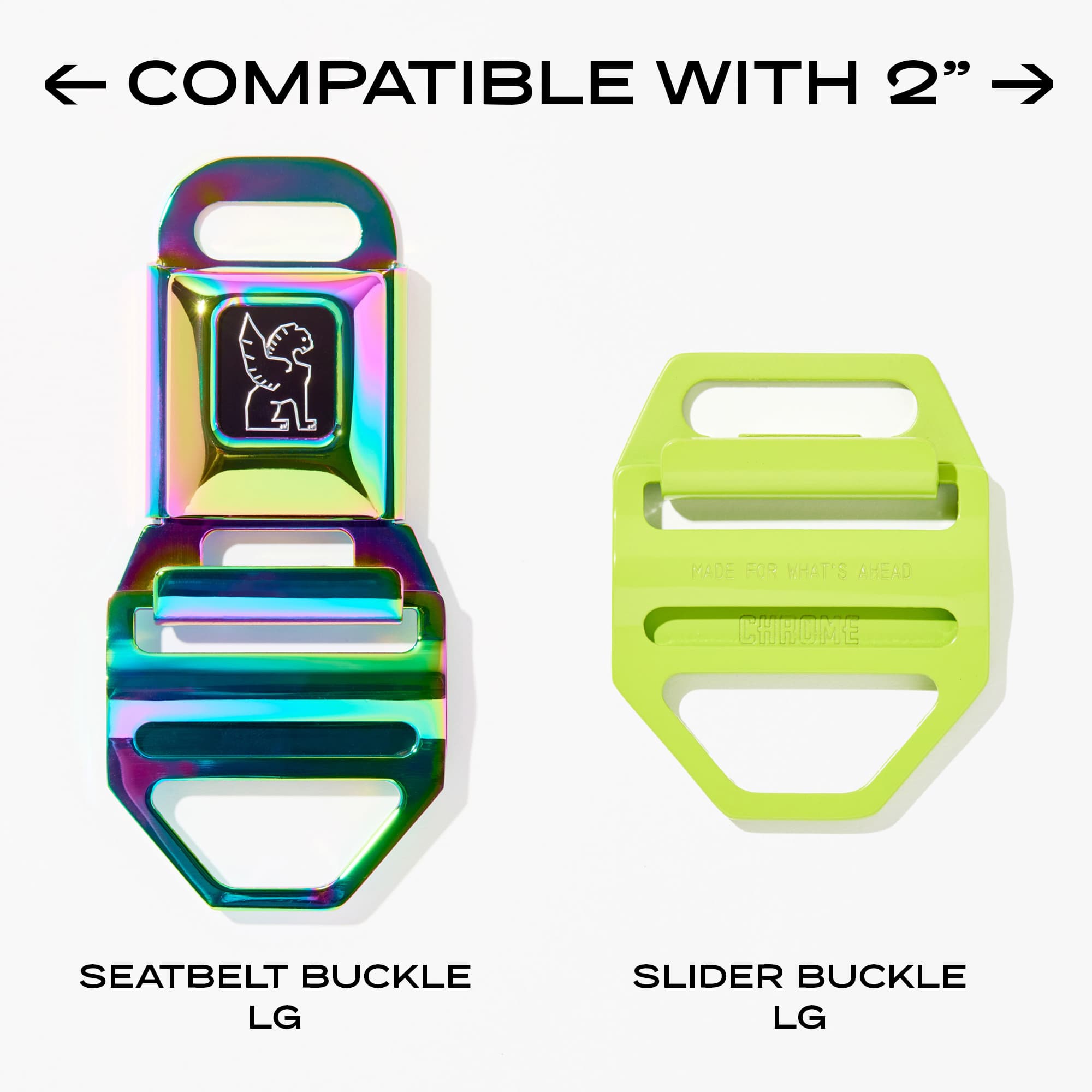 Citizen LTD is compatible with two inch buckles for swapping