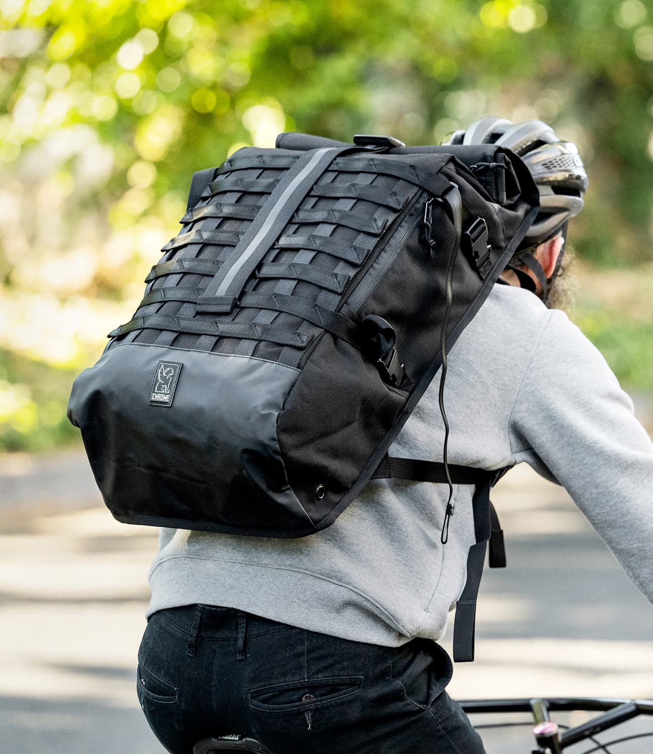 Barrage Freight worn by a man riding a bike mobile size