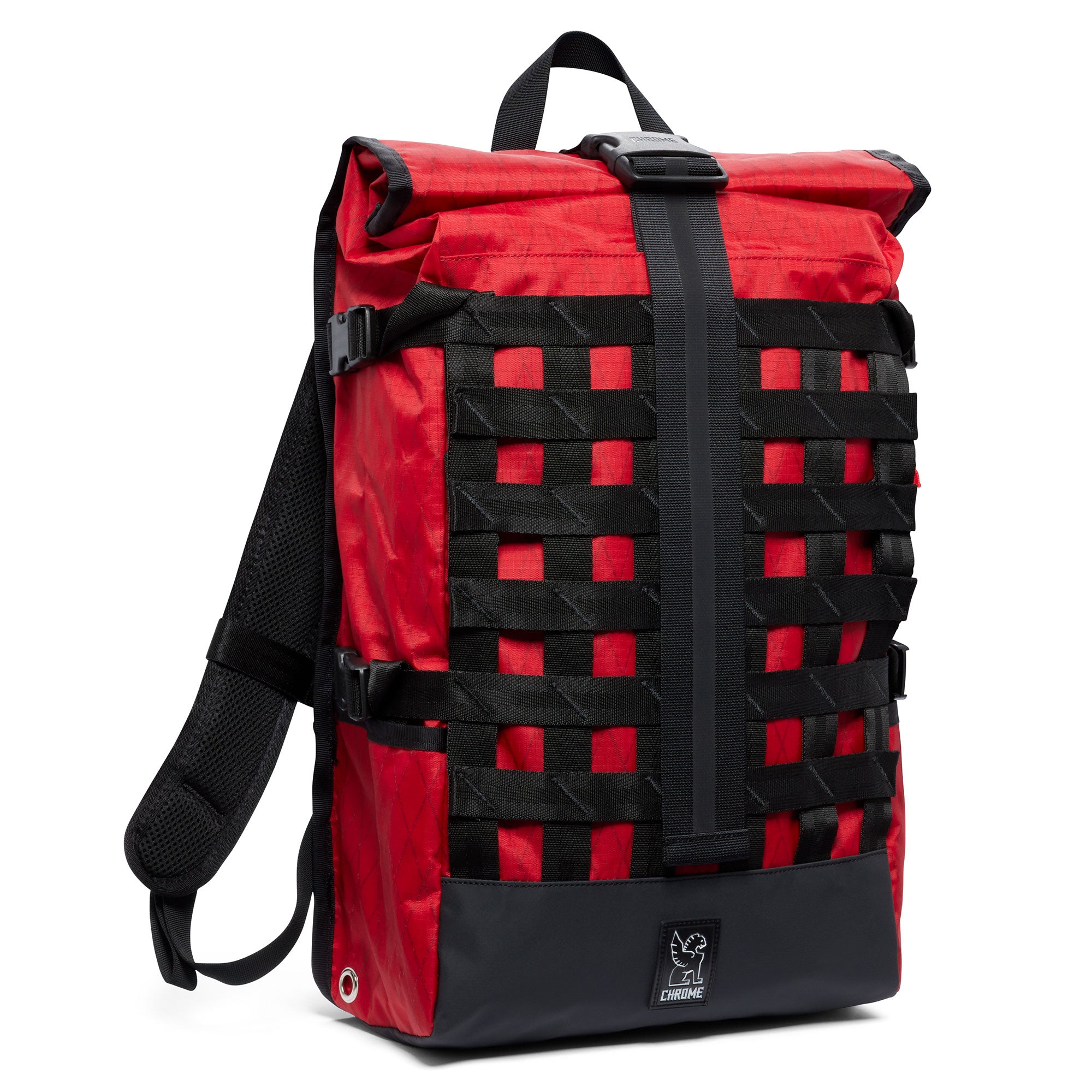 Barrage cargo backpack in red x fabric #color_red x