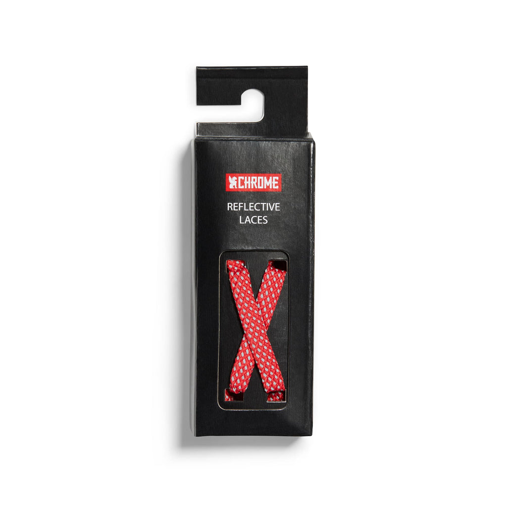 Chrome Industries Reflective Laces Red Reflective