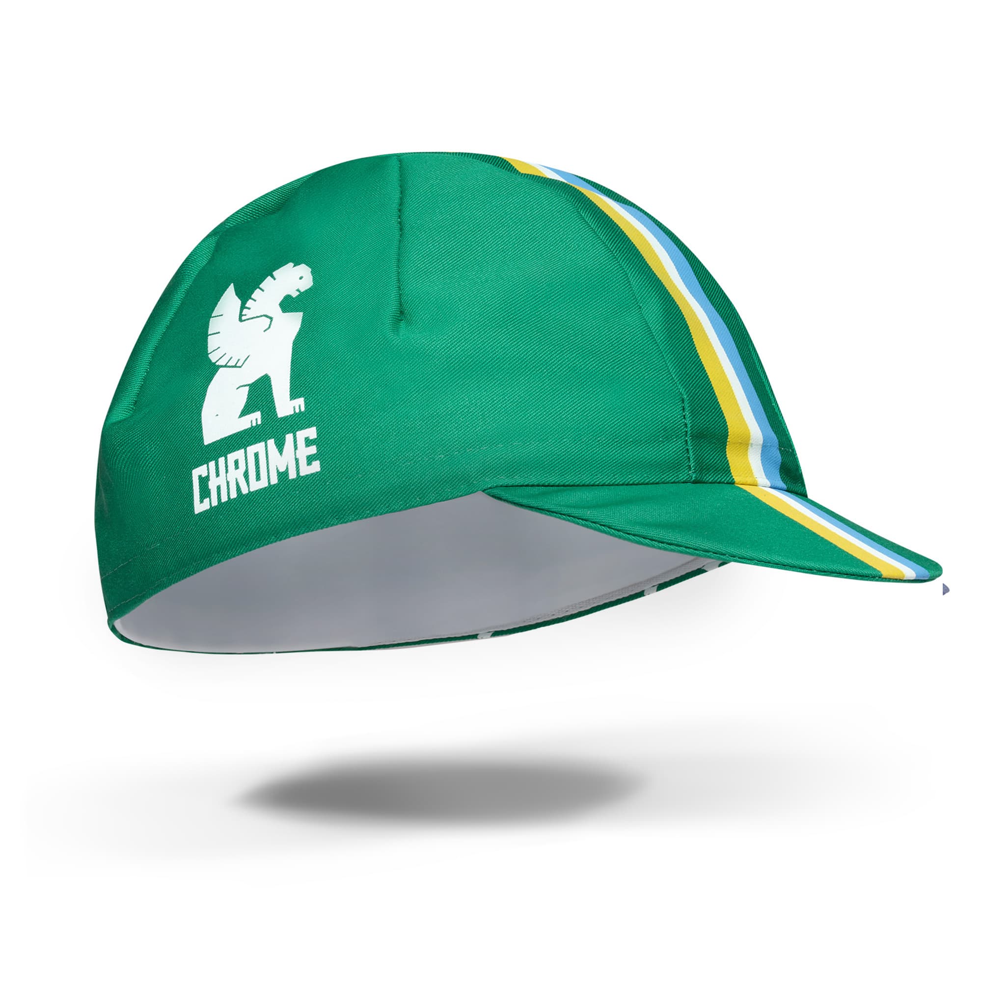 Chrome Portland Rides Cycling Cap in green front view #color_portland stumptown