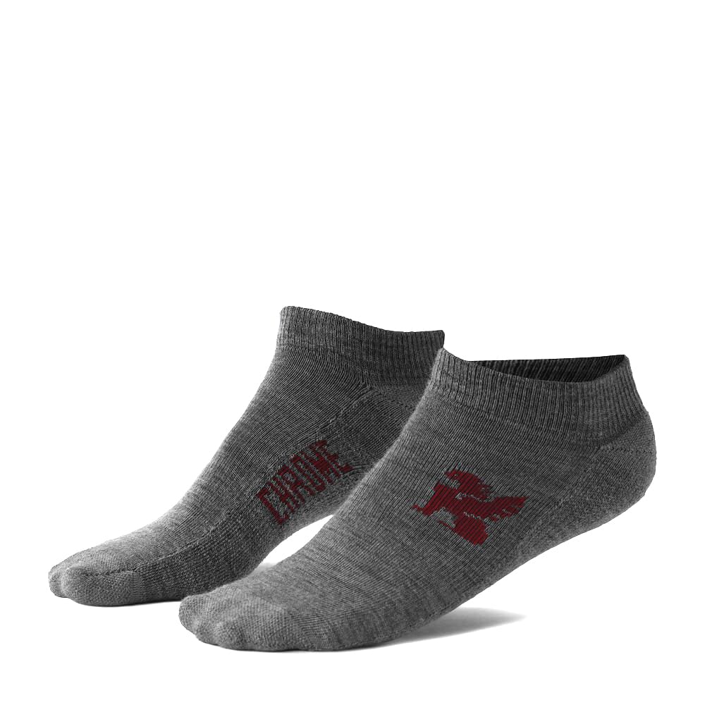 No Show Merino Wool Socks in light grey #color_grey