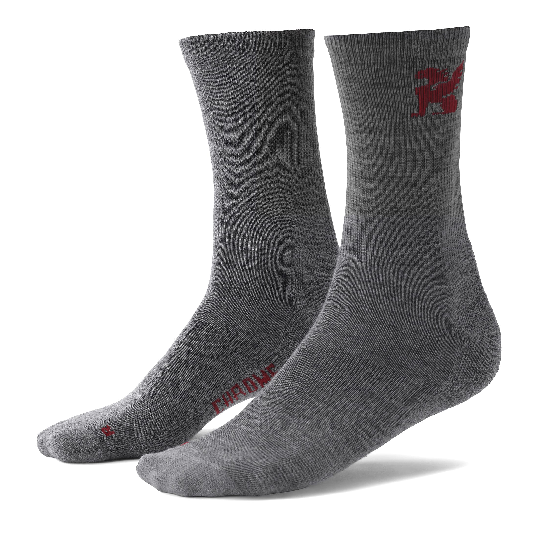 Merino Wool Crew Socks in light grey #color_grey