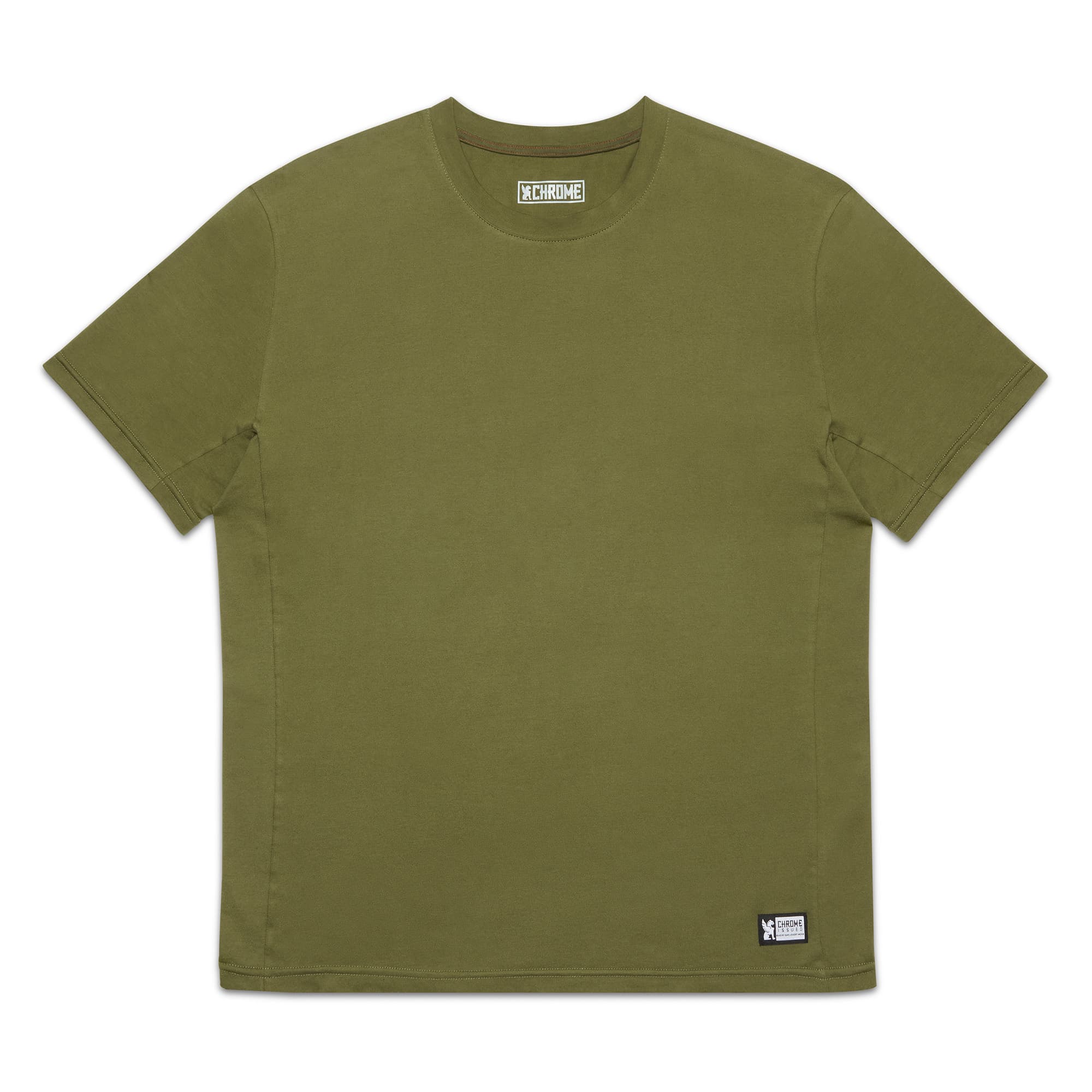 Men's Chrome basics T-shirt short sleeve in green #color_olive branch