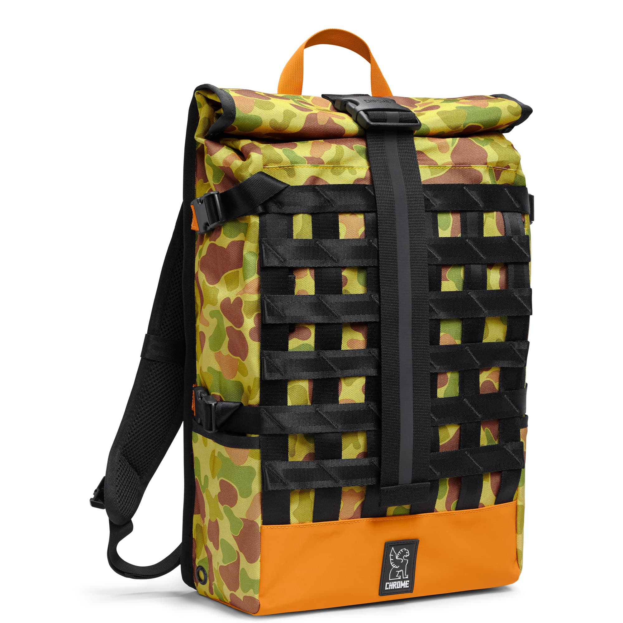 Yellow Camo Barrage Cargo Backpack #color_duck camo