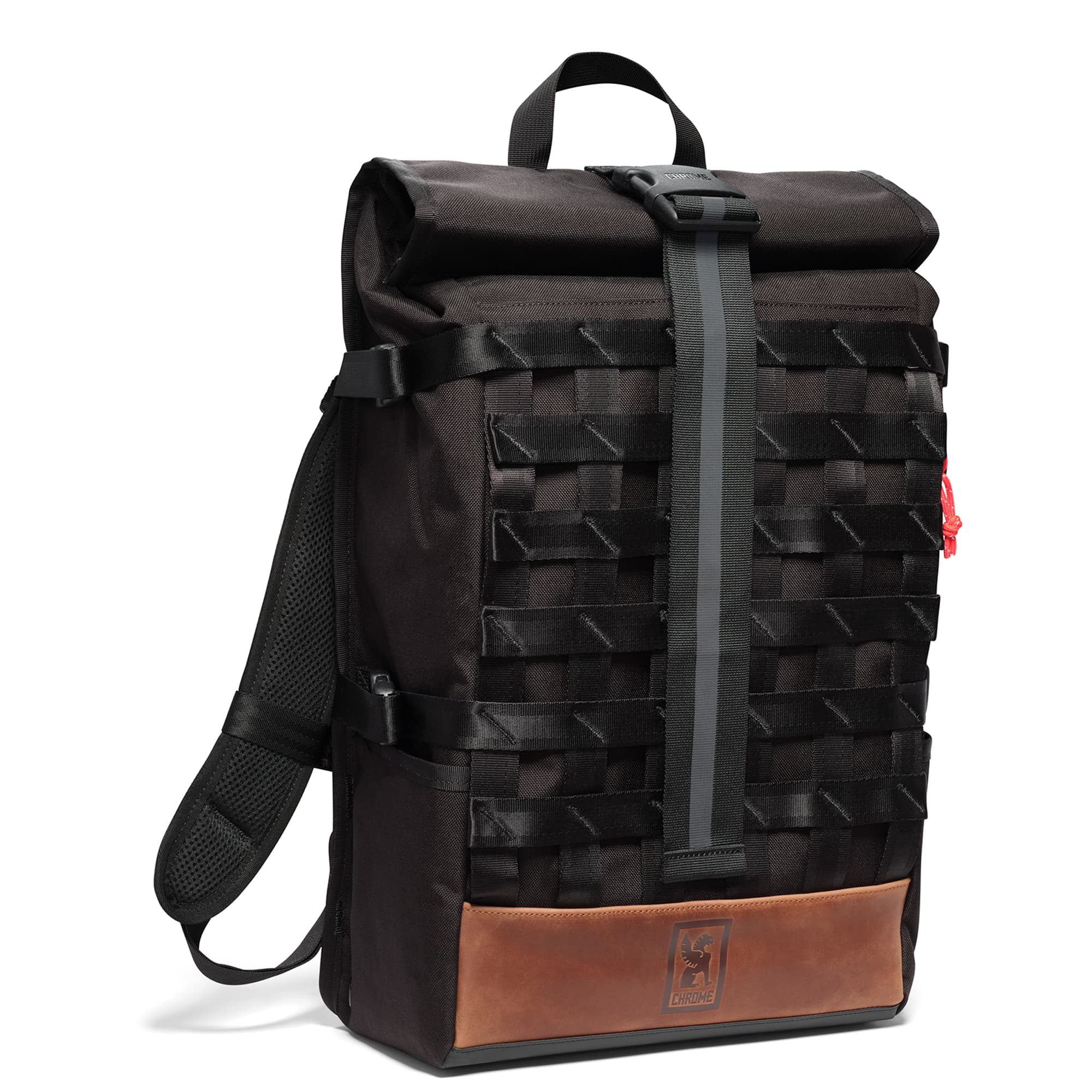 Leather black Barrage Cargo Backpack #color_leather/black