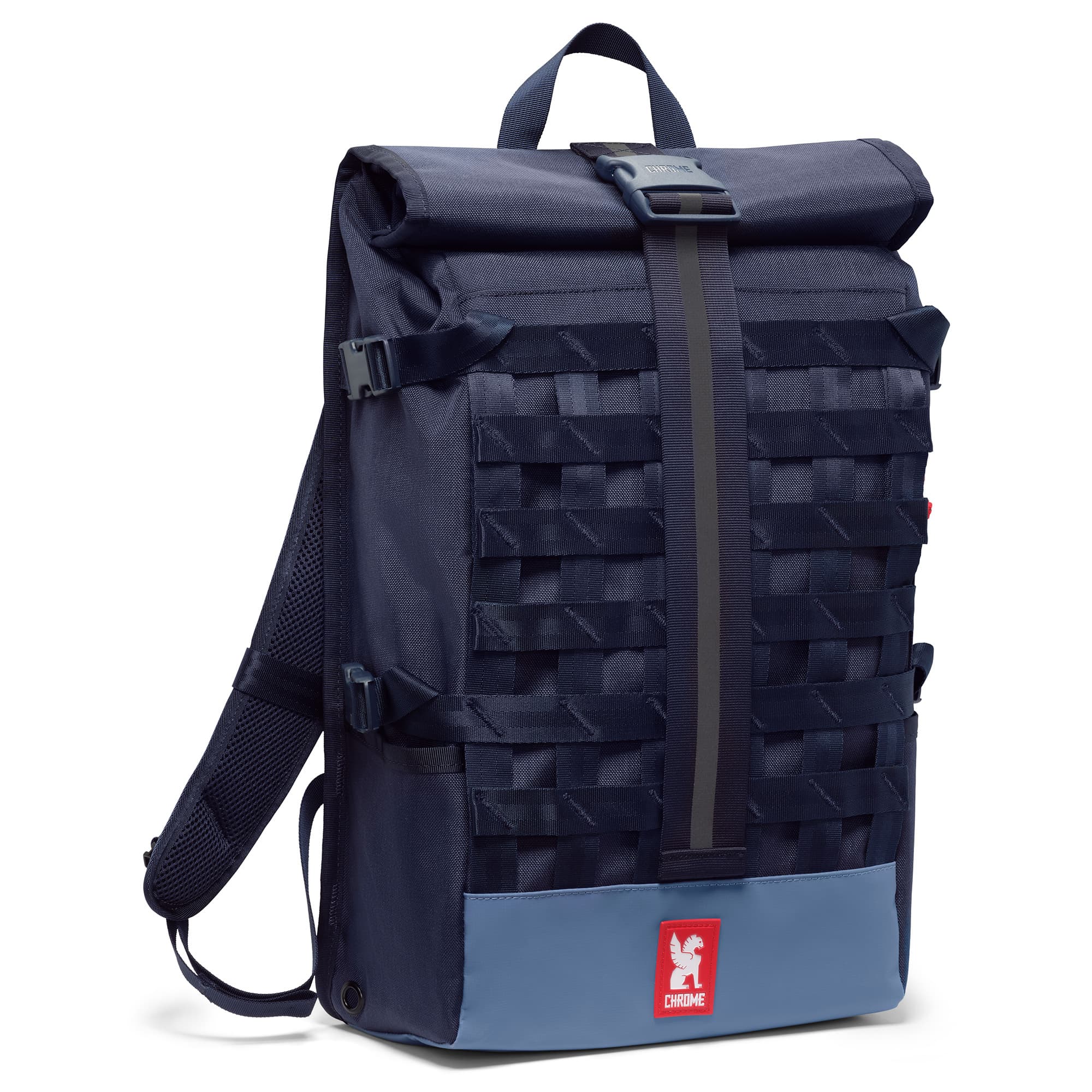 Navy Barrage Cargo Backpack #color_navy tritone