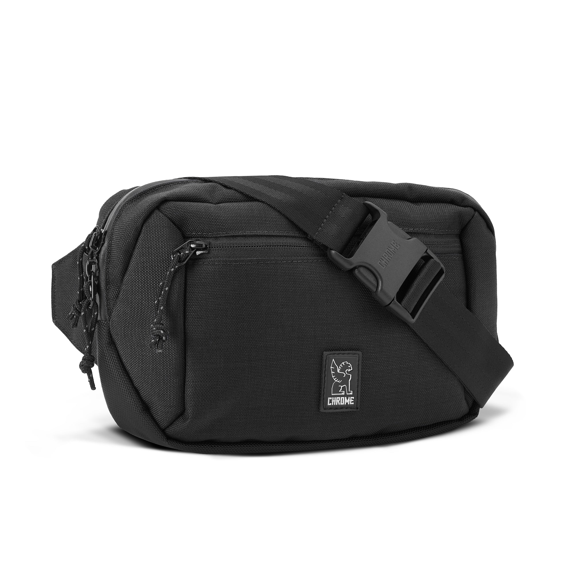 Ziptop Waistpack sling in black #color_black