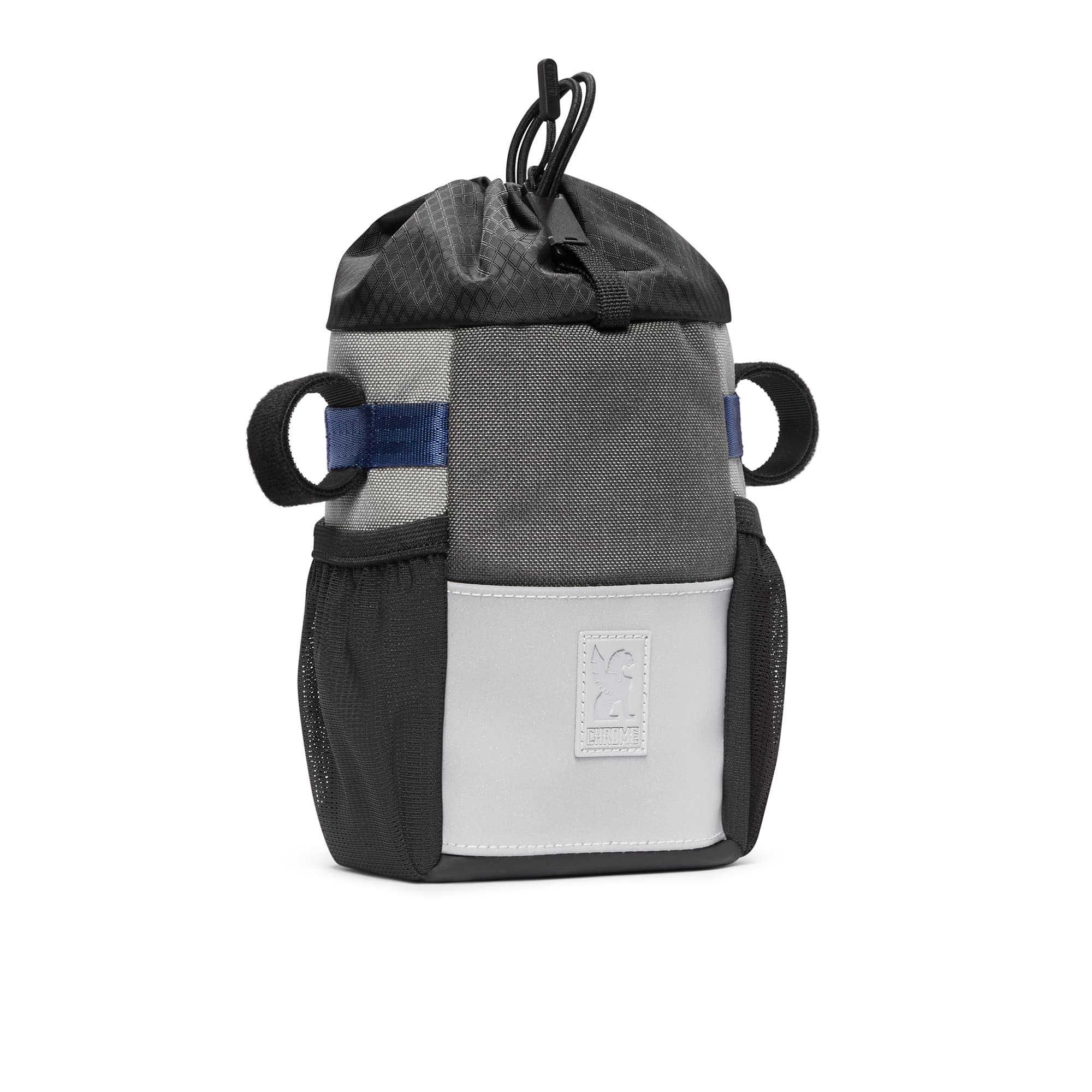 Highly reflective Doubletrack Feed Bag in grey #color_fog