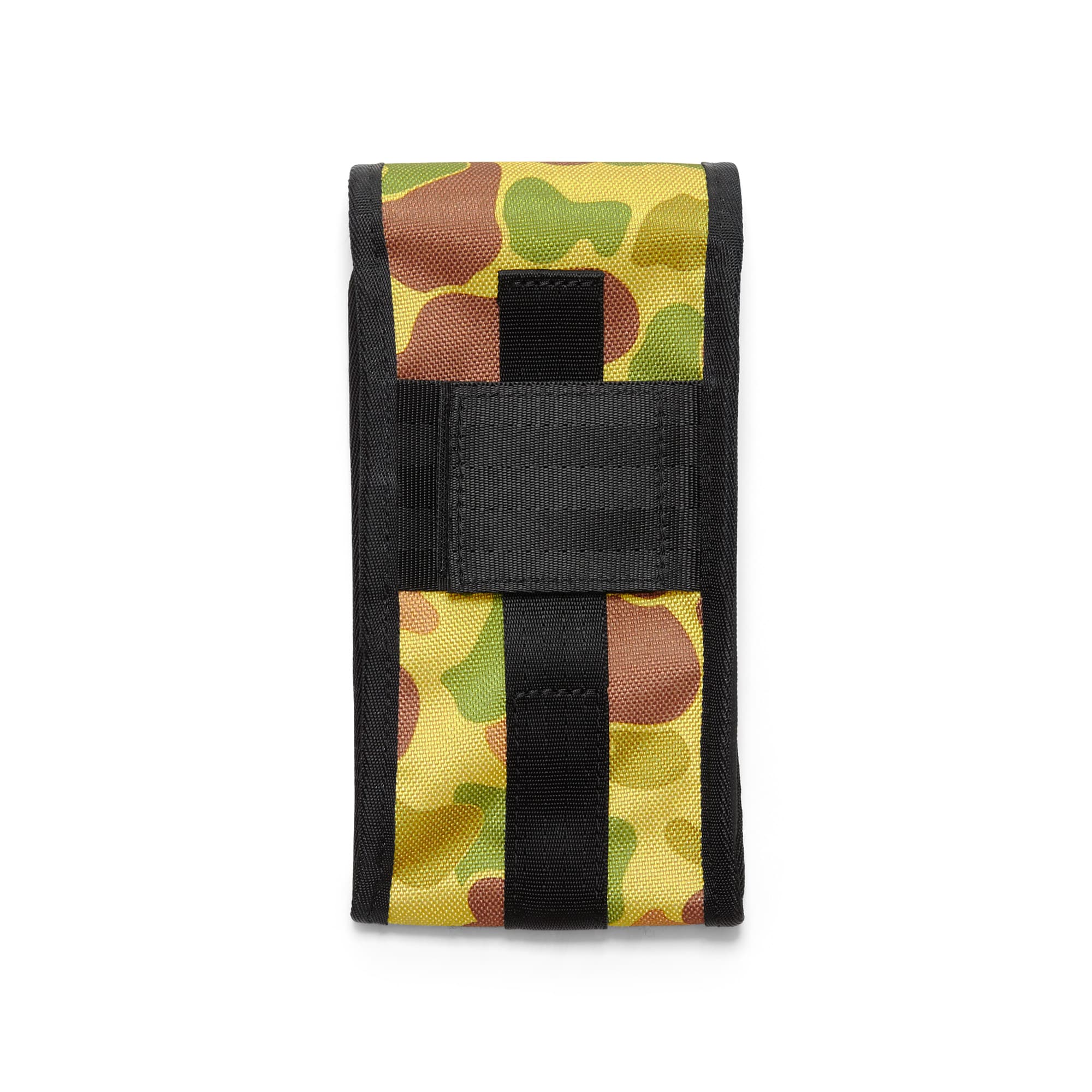 Large Phone Pouch in duck camo back view #color_duck camo