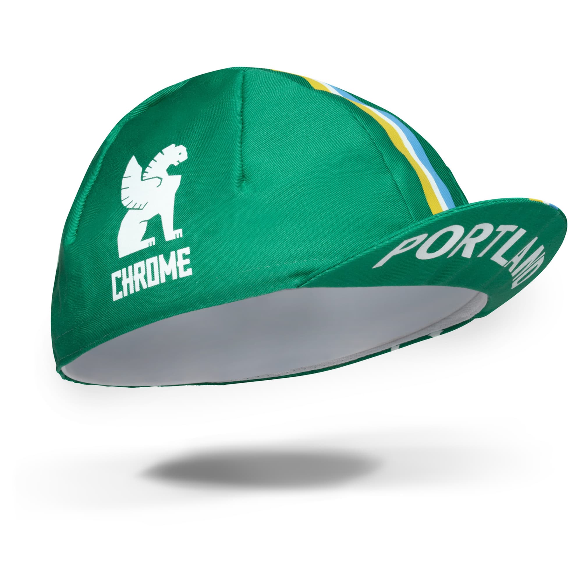 Chrome Portland Rides Cycling Cap in green #color_portland stumptown