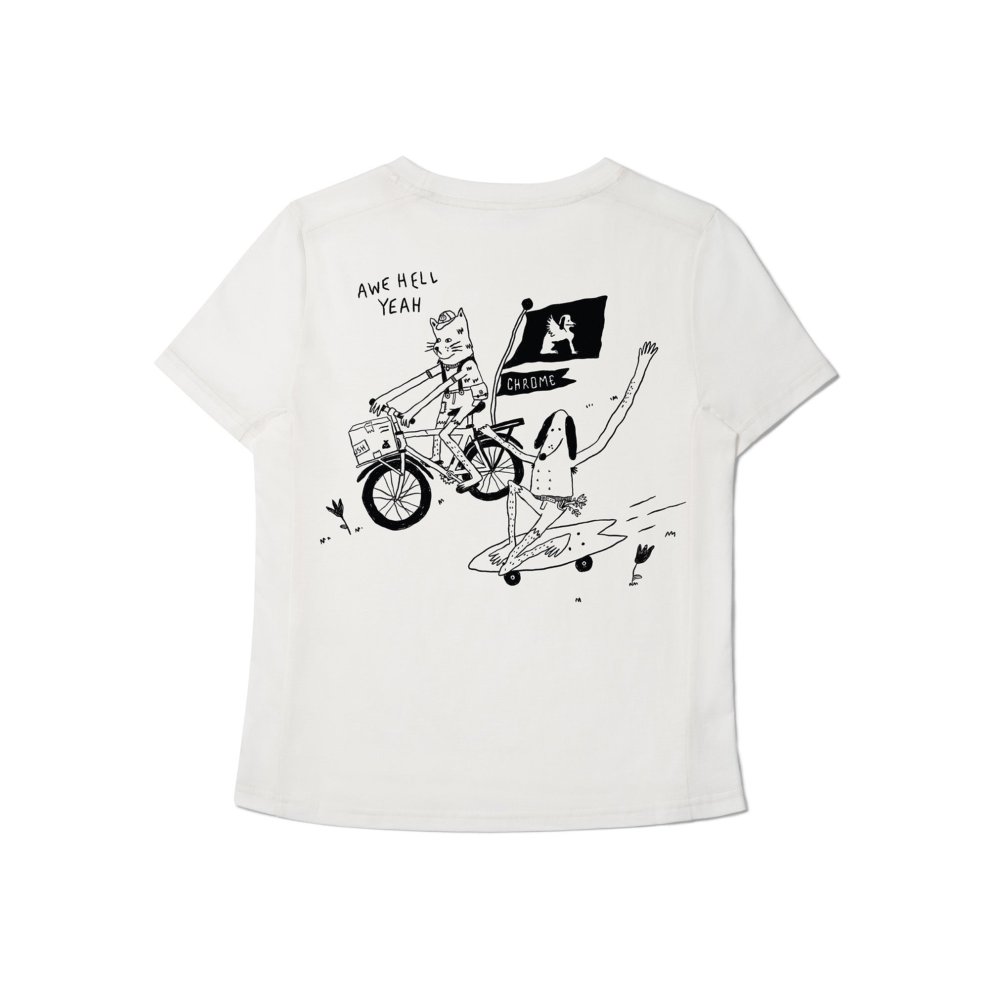 Garbage Party Artist Tee back in white #color_white