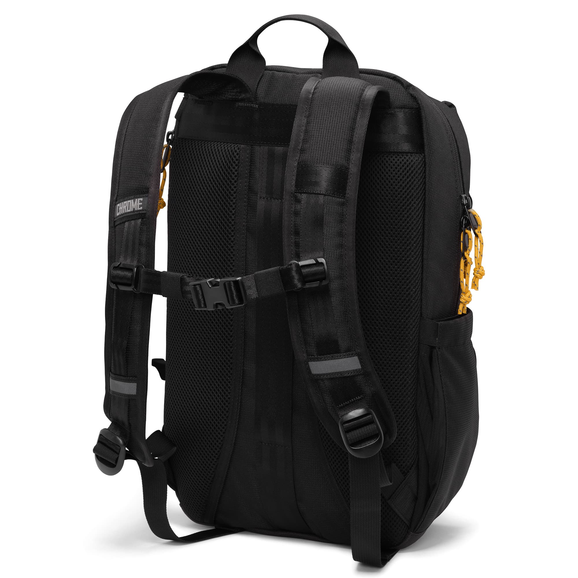 Ruckas 14L Backpack in black harness detail #color_black