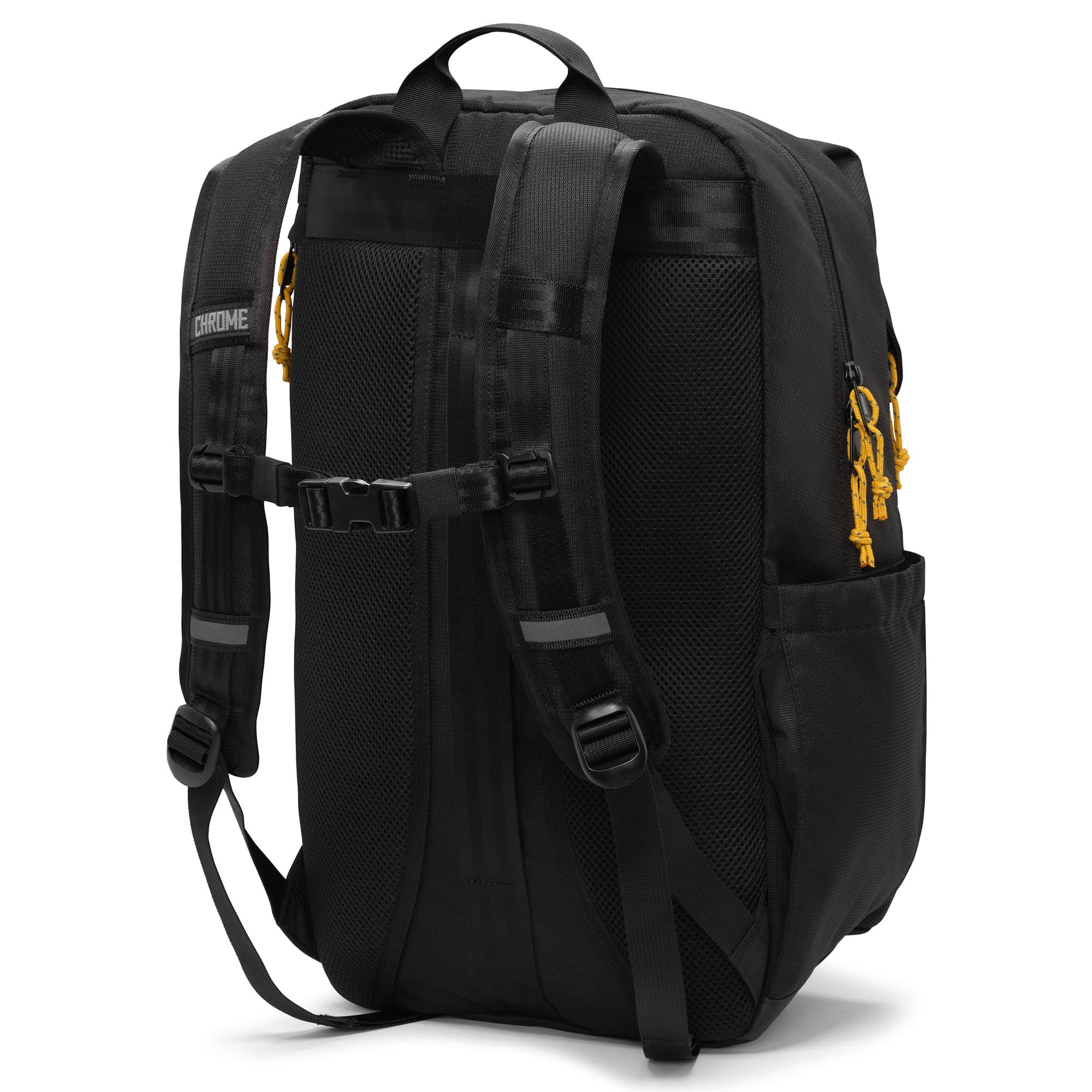 Ruckas 23L Backpack in black harness detail #color_black