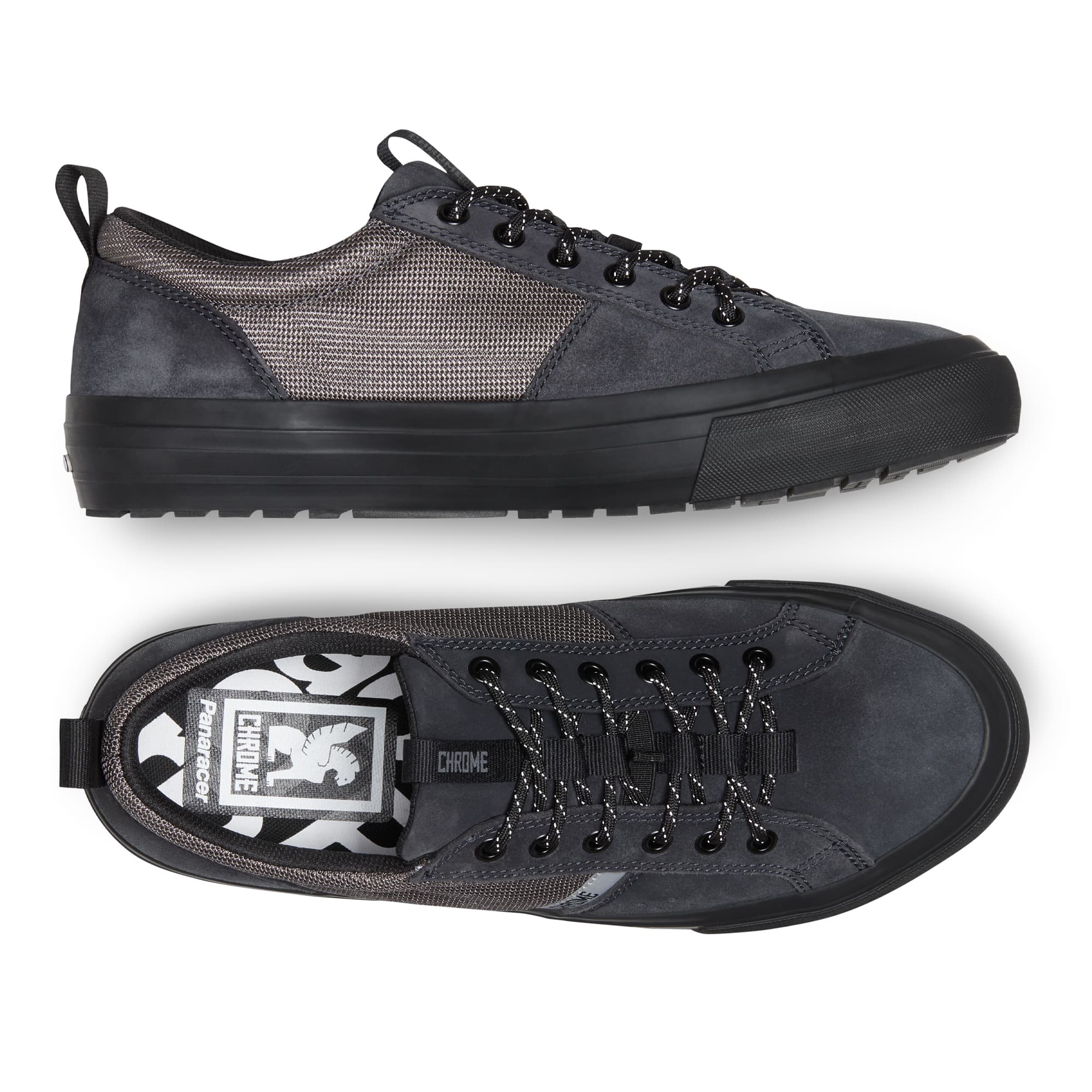 Kursk Trail Sneaker in black grey inside view #color_black/grey