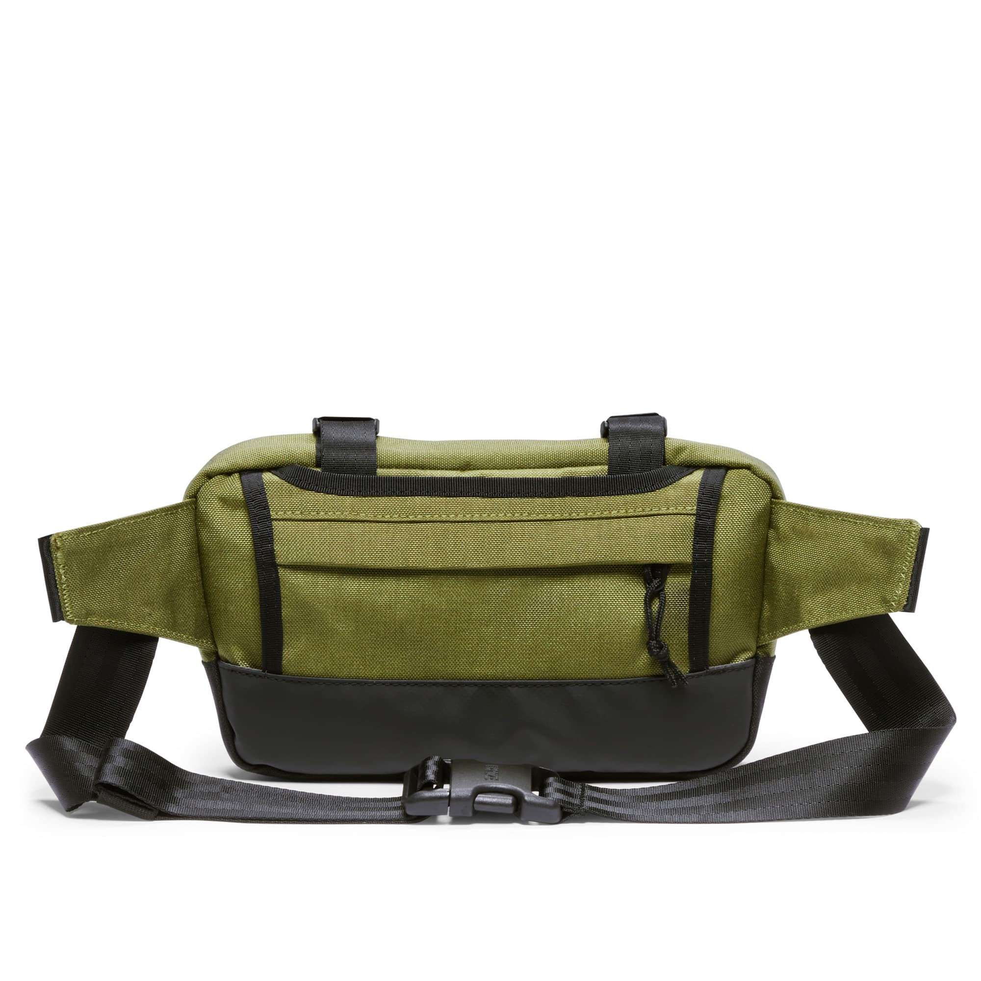 2L Doubletrack Frame Bag in green stowable sling straps #color_olive branch